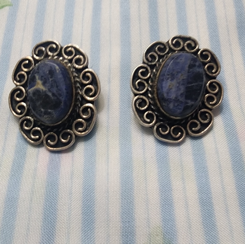 Vintage Taxco Sterling Earrings